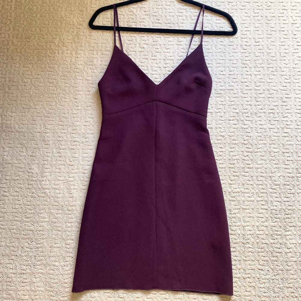 Wilfred Purple Mini Dress